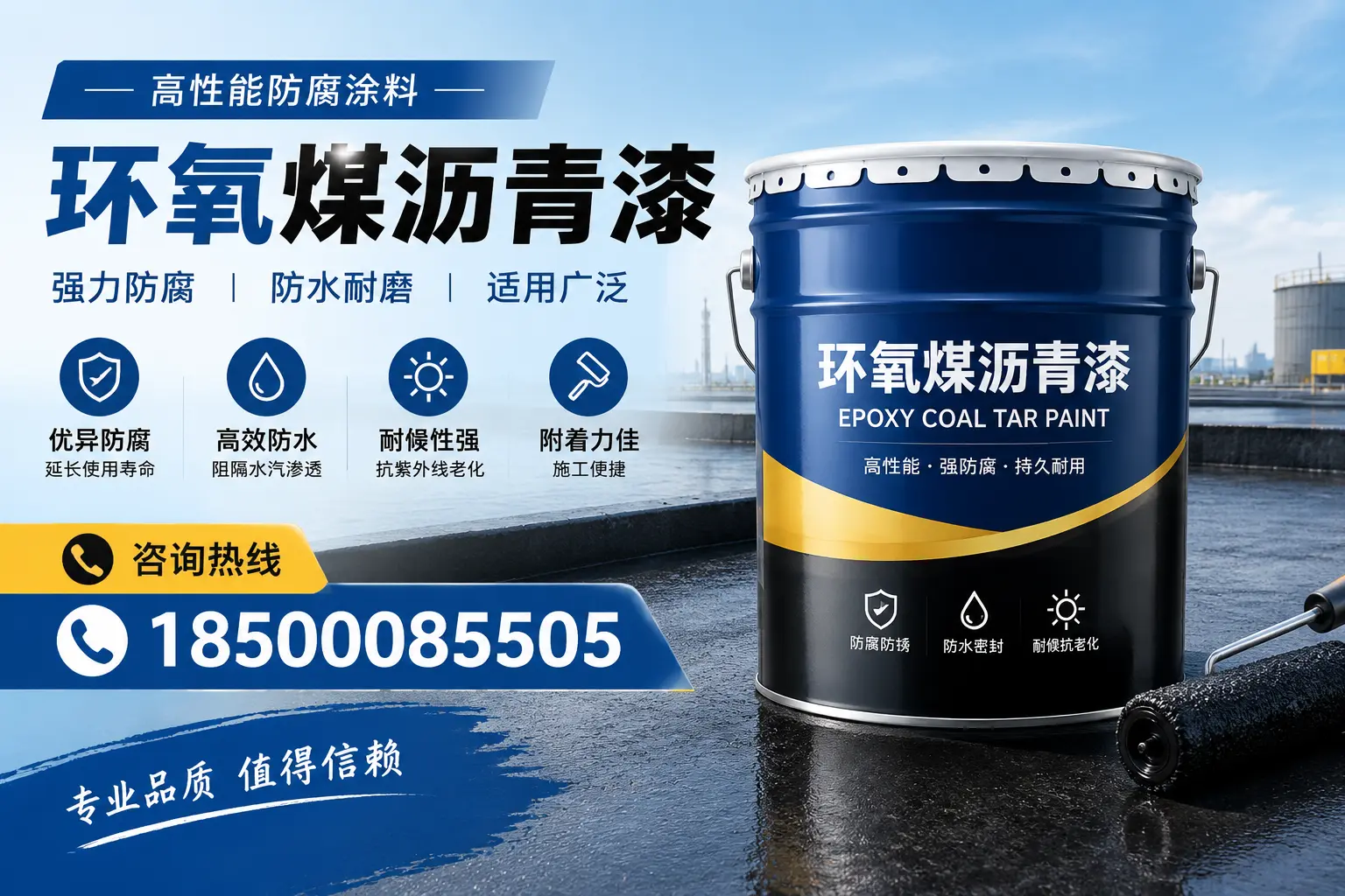 环氧煤沥青漆的主要成分与功能，来宾用户深度了解
